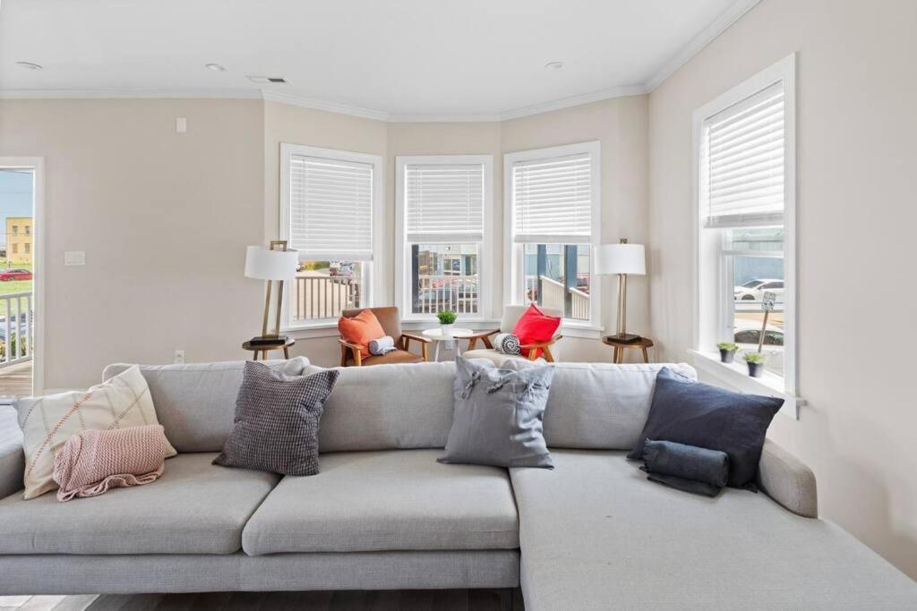 Renovated Beach Block 7Br North Beach Atlantic City - Steps To Beach & Casino Eksteriør billede