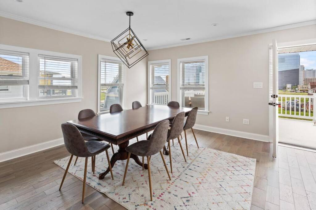 Renovated Beach Block 7Br North Beach Atlantic City - Steps To Beach & Casino Eksteriør billede